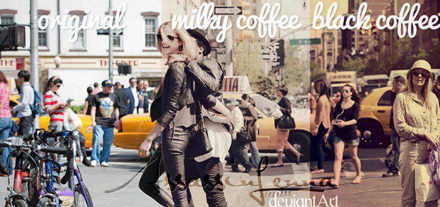 Coffee Cup vintage free photoshop action atn