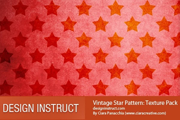 Vintage Star Pattern Textures Free