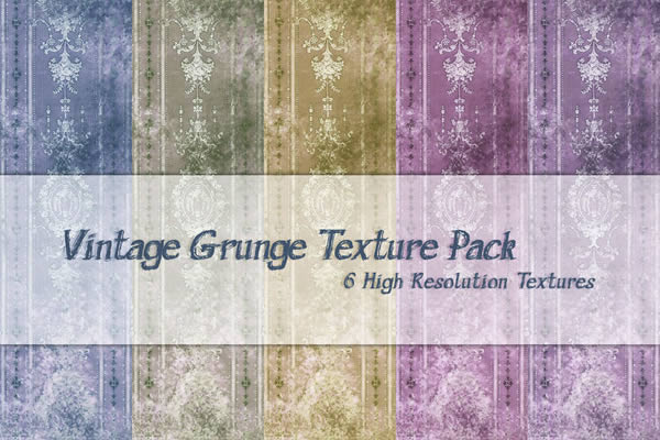 6 Vintage Grunge Texture Pack Free