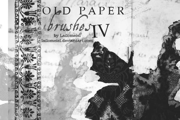 14 Old Paper Brushes Free