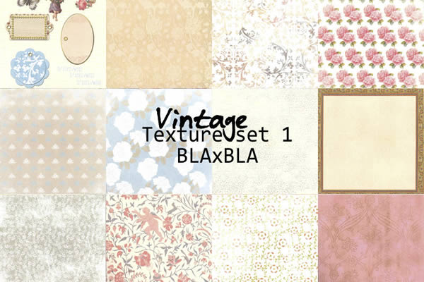 12 Vintage Textures Set Free