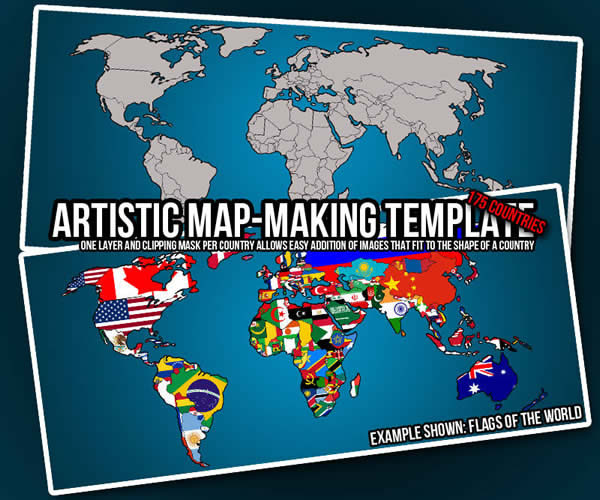 Artistic Map-Making Template Free to Download