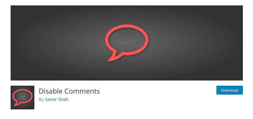 Disable Comments