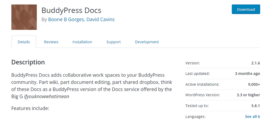 BuddyPress Docs