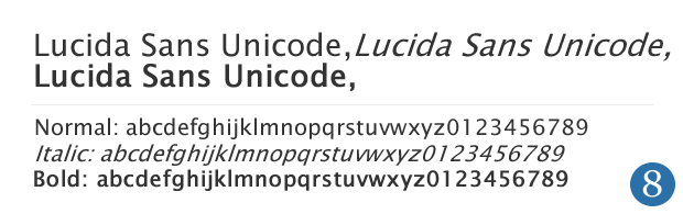 Lucida Unicode Font