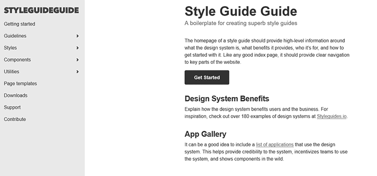 Style Guide Guide