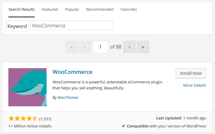 WooCommerce - Installation and Activation